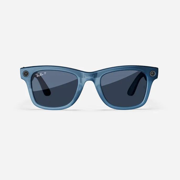 Ray-Ban Meta Wayfarer Polar Dusty Blue