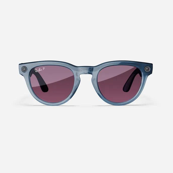 Ray-Ban Meta Headliner Polar Dusty Red